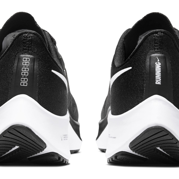 Nike Pegasus 37 Black and White Mens Running - Picture 3 of 4